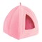 Pet Adobe Cat Pet Bed, Igloo Soft Indoor Enclosed Covered Tent House for Cats, Kittens, and Small Pets (Pink) 205100MYP - alternate 4